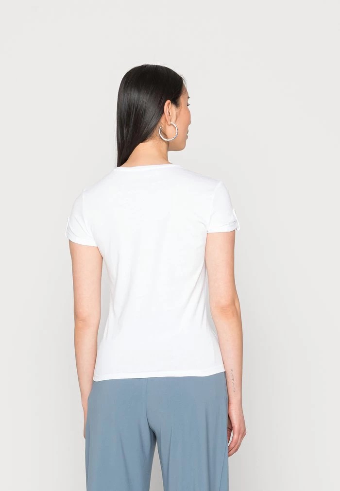 T-Shirt ANNA FIELD Anna Field Basic T-shirt Blanche Femme | GEC-4435226